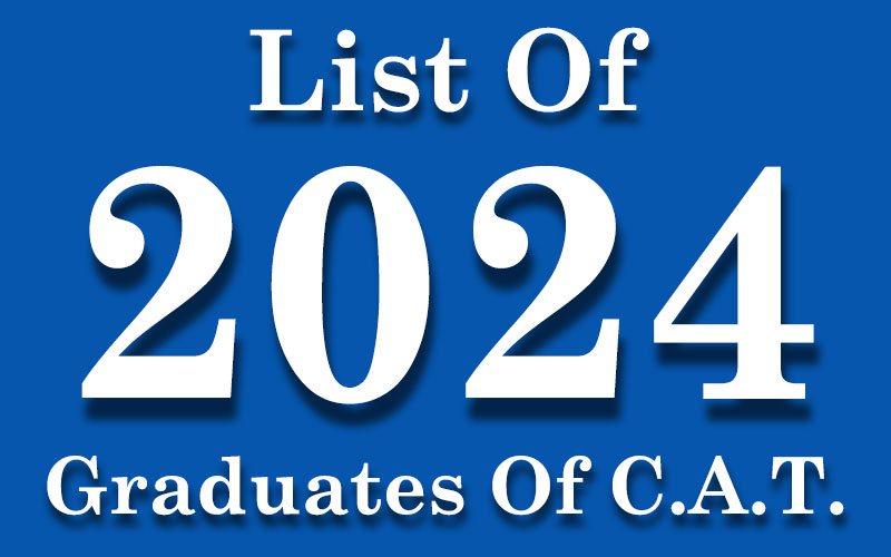 List of 2024 Gradautes of C.A.T. Montessori